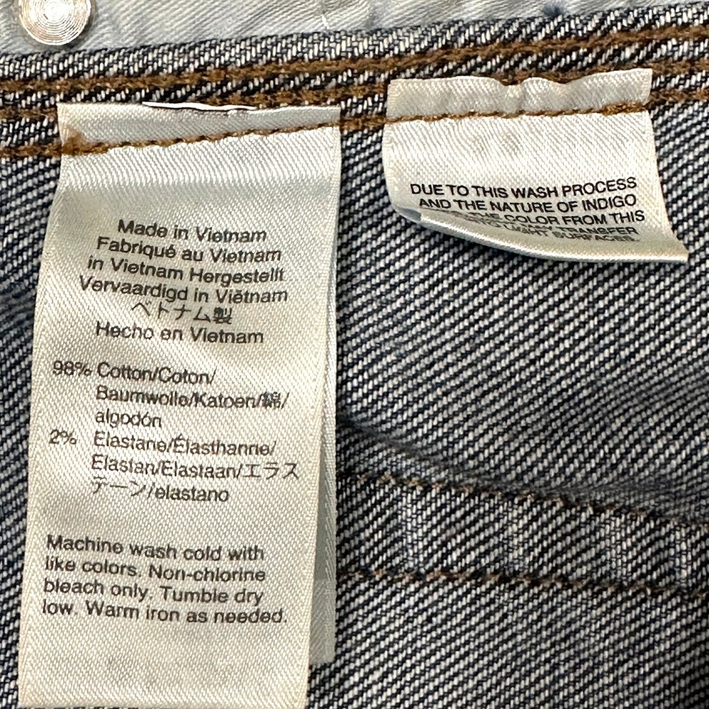 J. CREW POINT SUR Shoreditch‎ Straight Leg High Rise Jeans • 25 • blue, painted - Picture 9 of 10